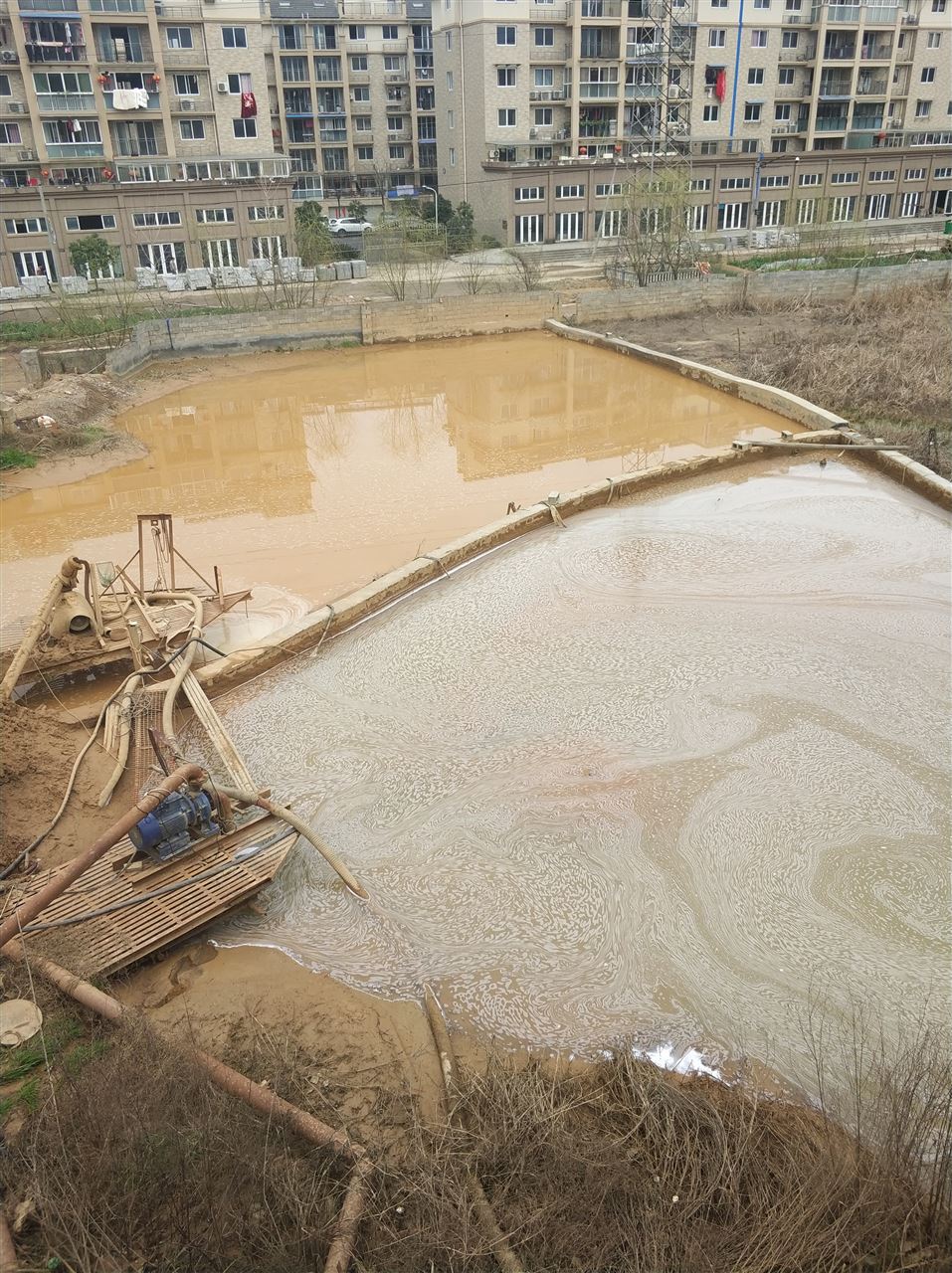 坦洲镇沉淀池淤泥清理-厂区废水池淤泥清淤